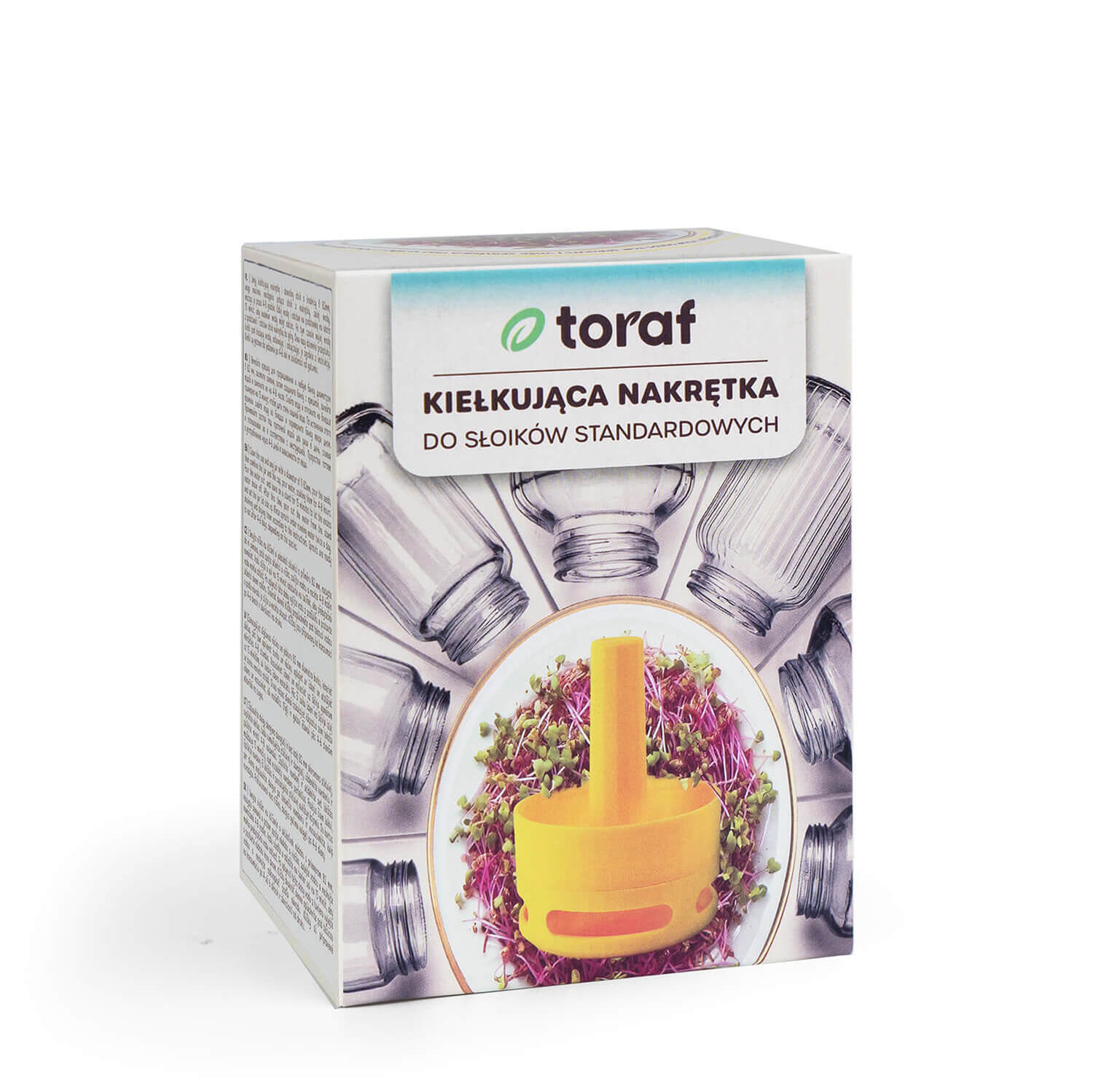 Kiełkująca nakrętka do słoików standardowych TORAF