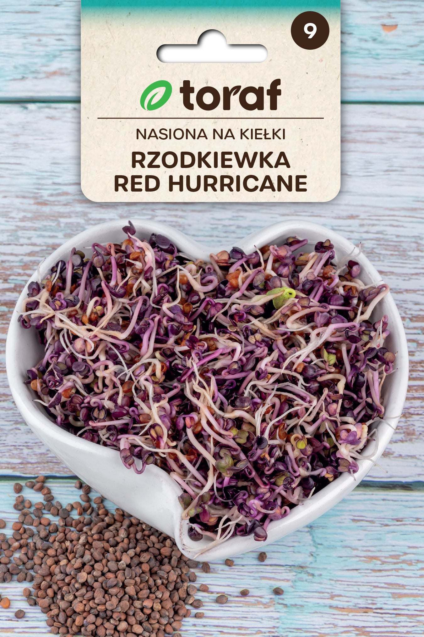 Nasiona na kiełki – Rzodkiewka Red Hurricane 10g