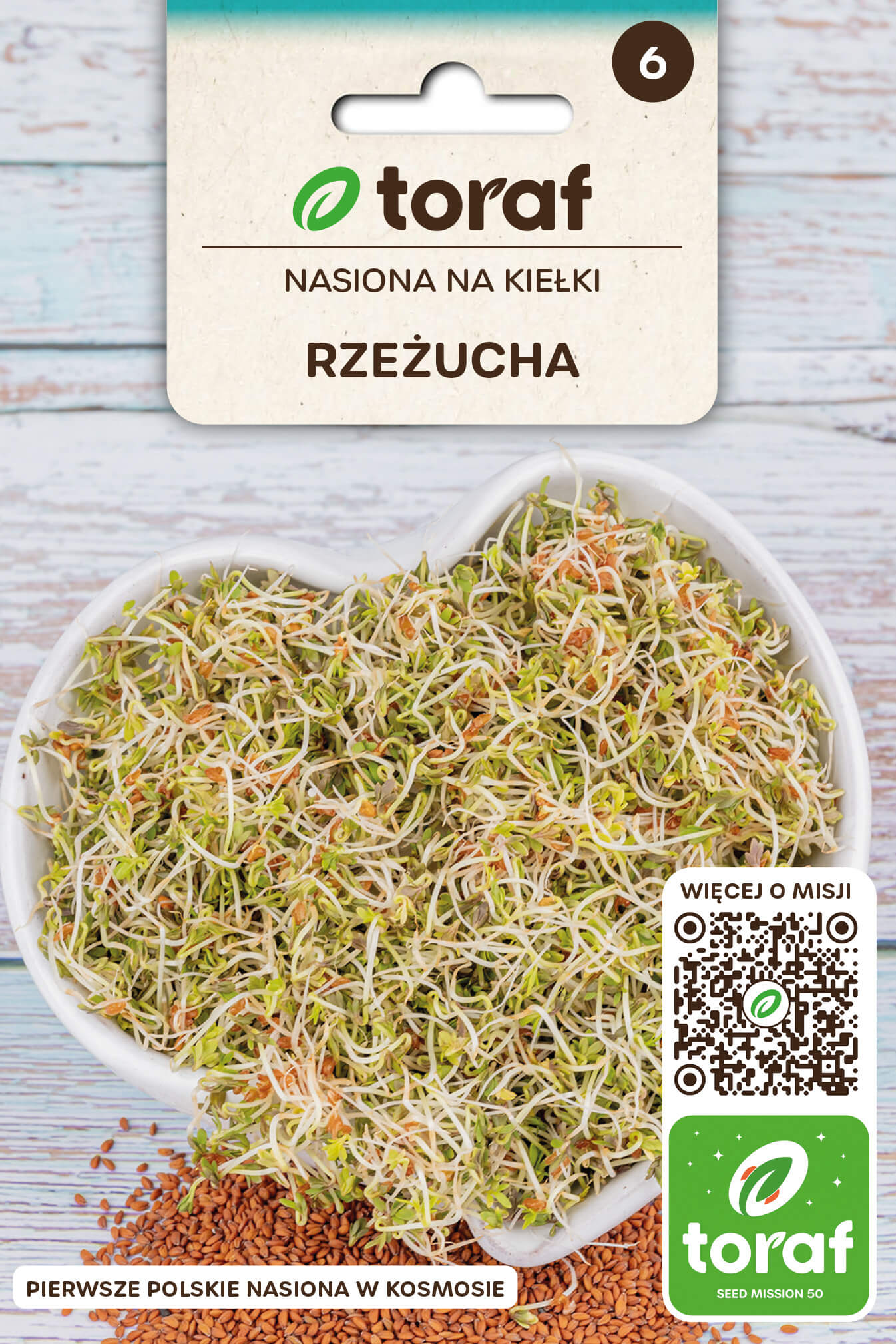 Nasiona na kiełki – Kosmiczna Rzeżucha 30g