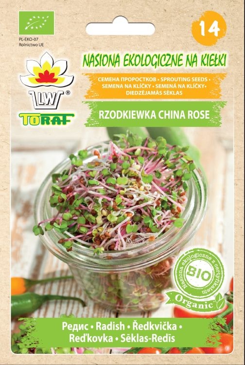 Kiełki BIO Organic – Rzodkiewka China Rose 20g