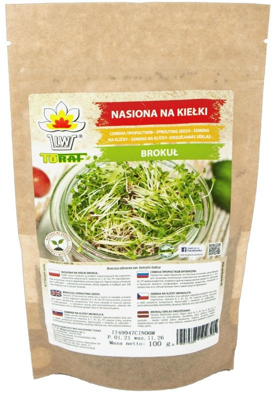 Nasiona na kiełki – Brokuł 100g