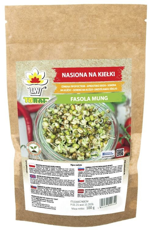 Nasiona na kiełki – Fasola Mung 100g